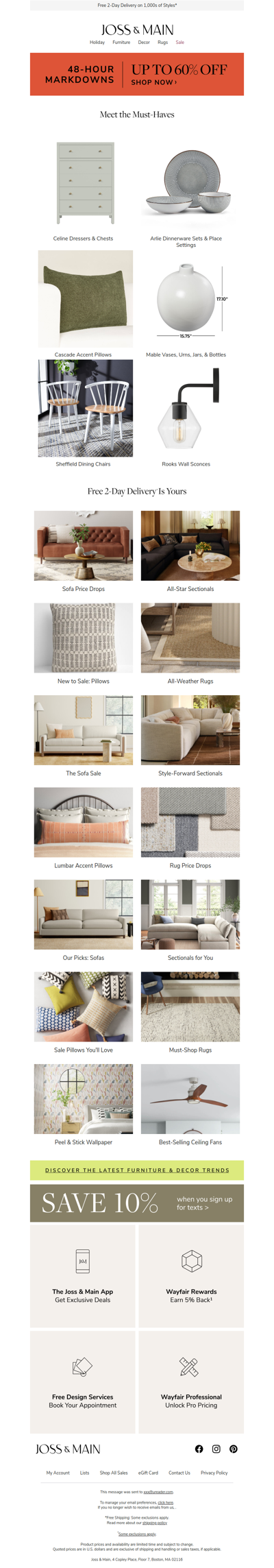 Voted most likely to sell out – the Celine Dressers & Chests