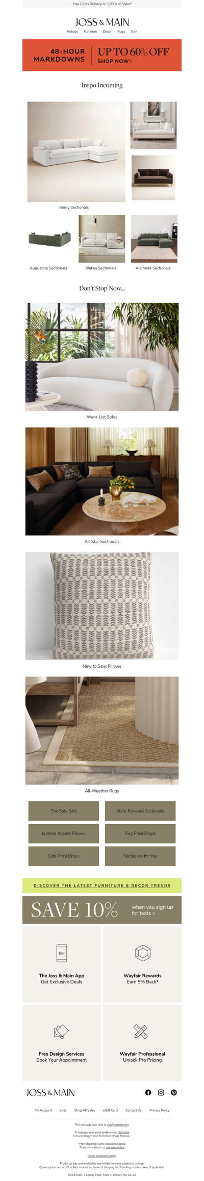 You'll love the Remy Sectionals. (Just a hunch.)