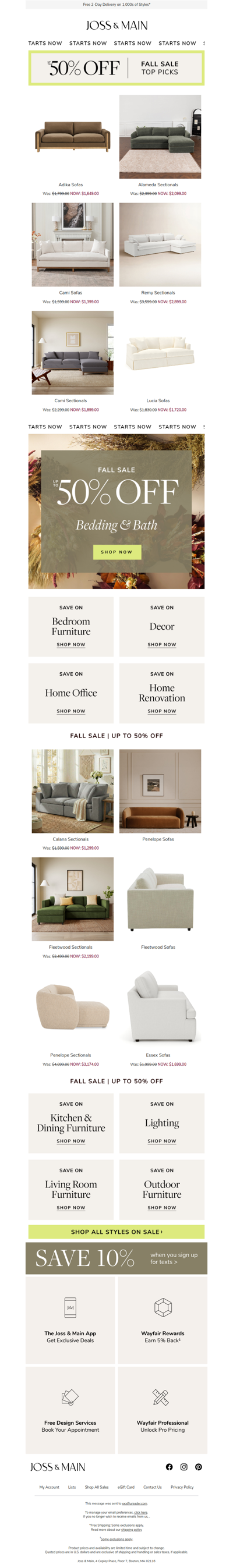 JUST LANDED ➤ adika sofa deals