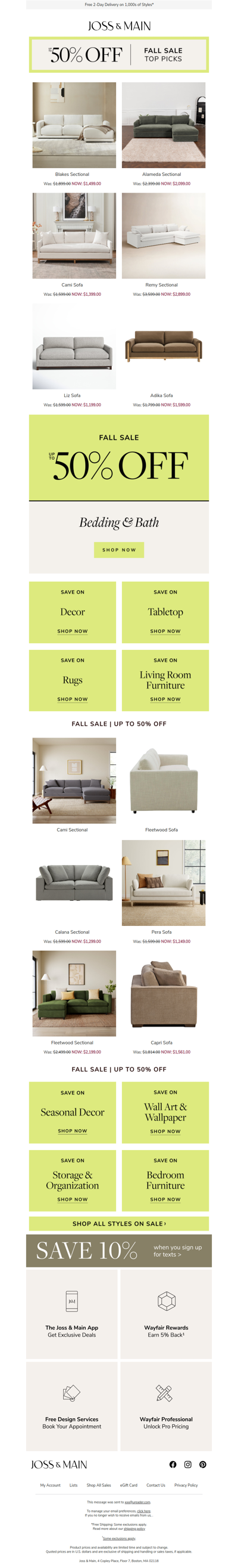 Fall hosting styles on S✦LE