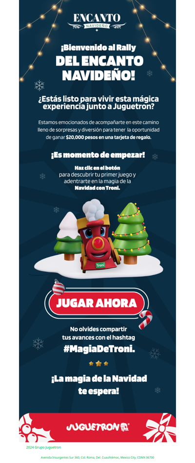 ¡Participa para ganar $20,000 pesos con Juguetron!