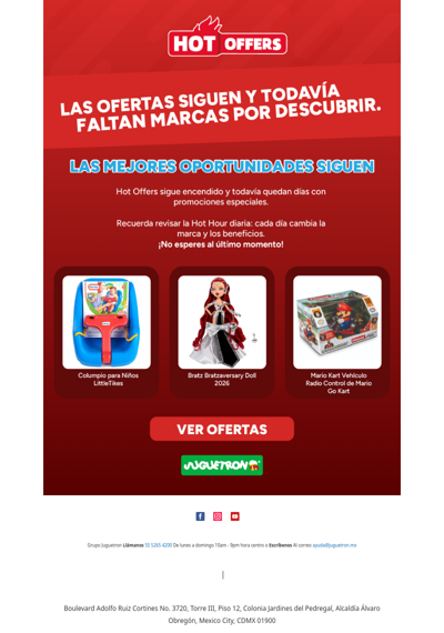 🎁 Aprovecha las Hot Offers antes de que se terminen.
