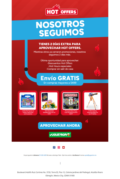 ⏰ No dejes pasar los descuentos antes de que se acaben