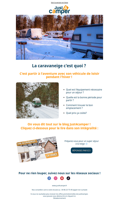 Caravaneige en France ❄️