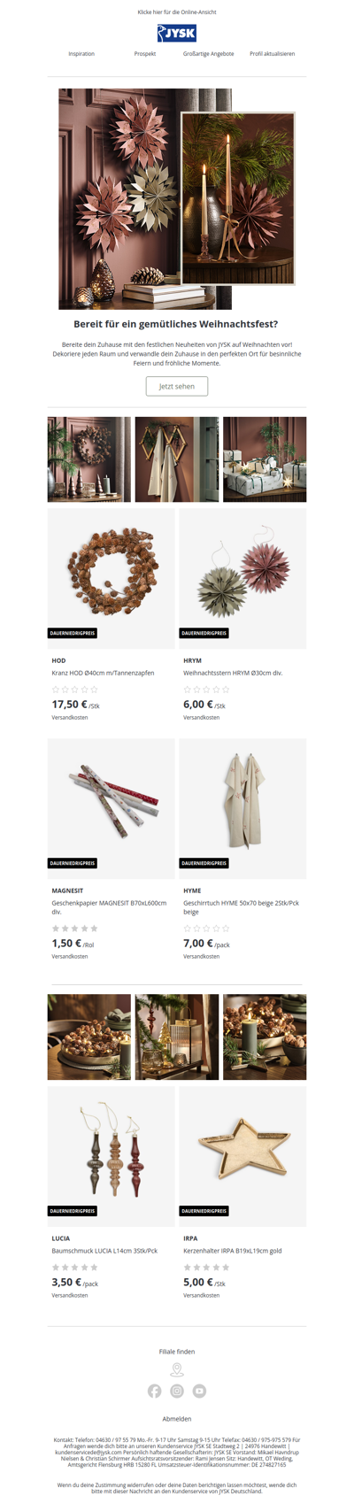 Bereit für ein gemütliches Weihnachtsfest?