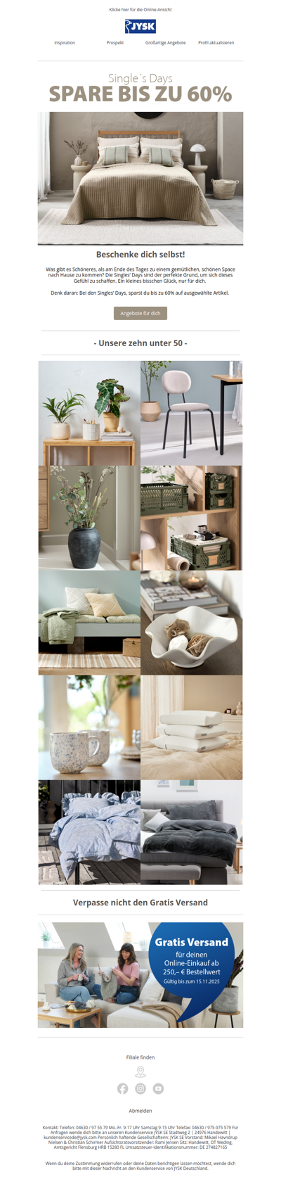 Singles’ Days  -Lass dich inspirieren!