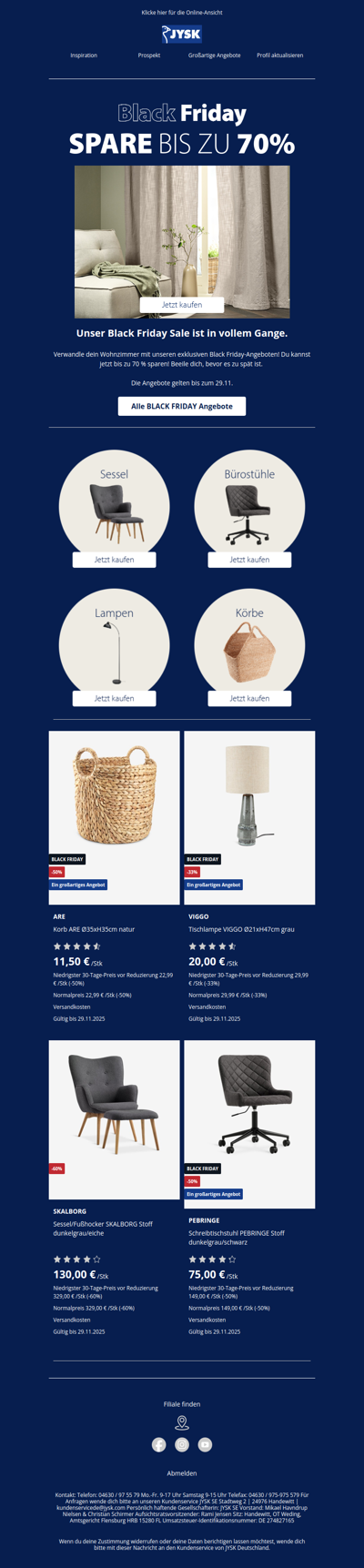 SPARE bis zu 70% auf Wohnzimmermöbel