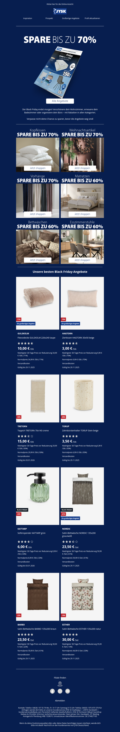 Der Black Friday endet morgen – nicht verpassen!🏴