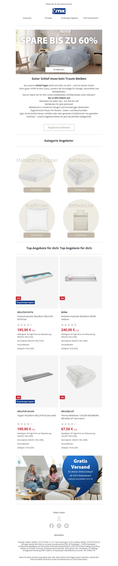 Träume werden wahr - Schlaf‑Tage Angebote sichern!🛌
