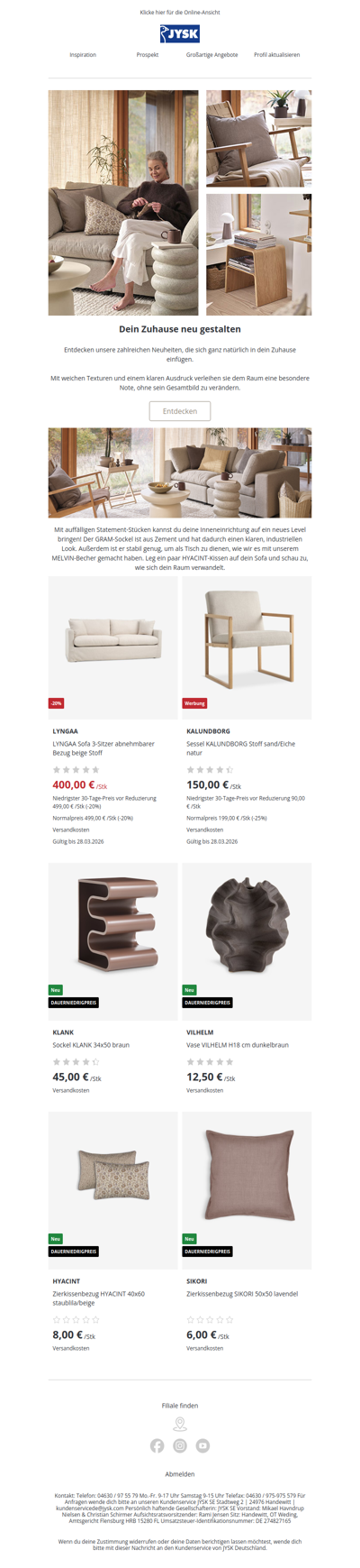 Neue Fundstücke, die dein Zuhause aufwerten