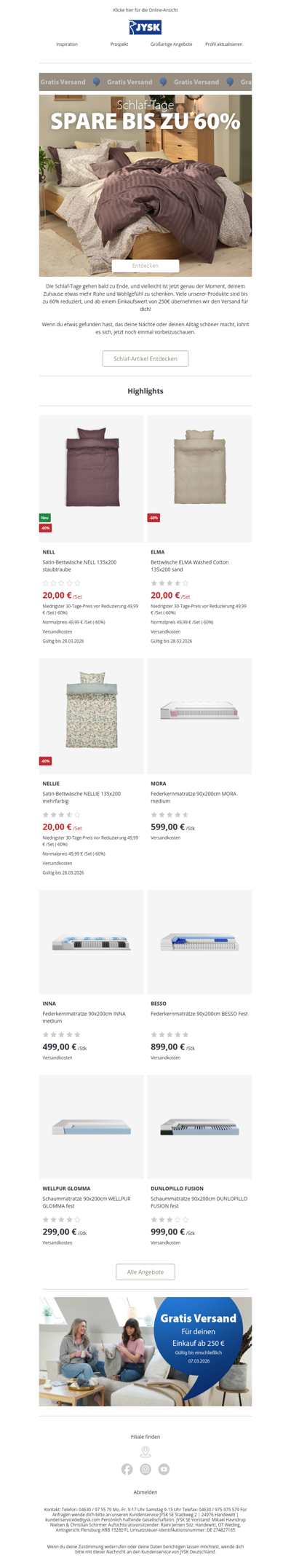 Nur noch kurze Zeit: Finde, was deine Nächte schöner macht