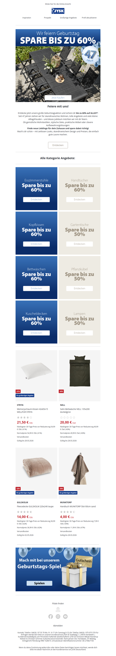 Feiere mit uns Geburtstag!