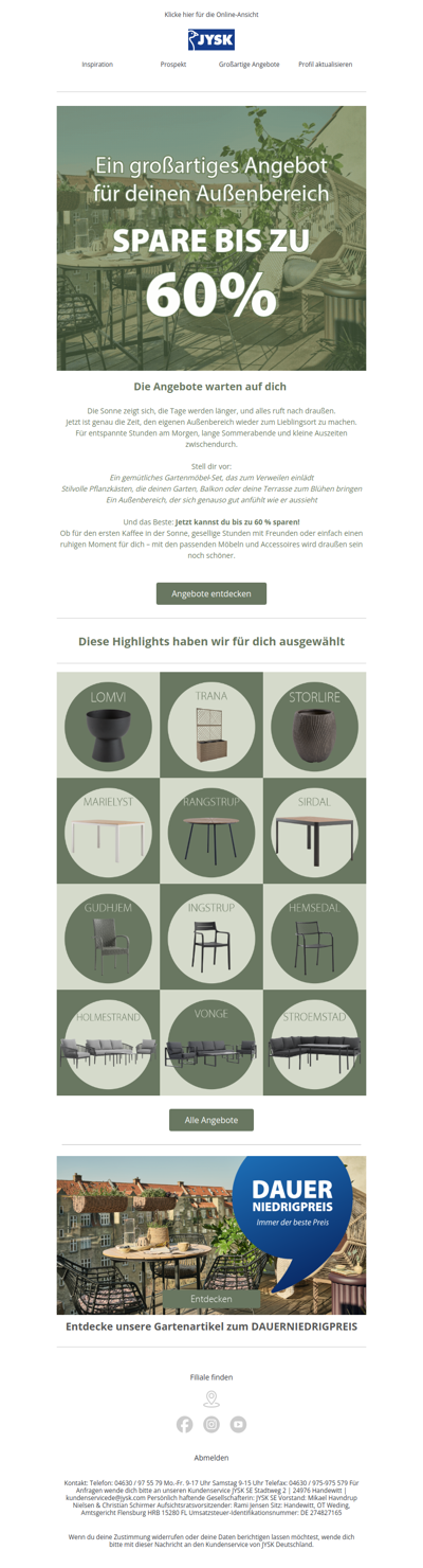 xascsd, verwandle deinen Außenbereich