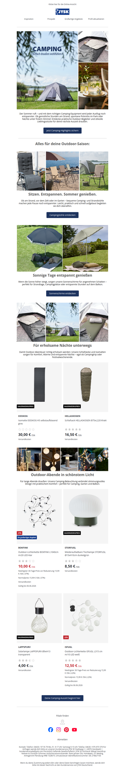 Alles für dein Camping-Abenteuer