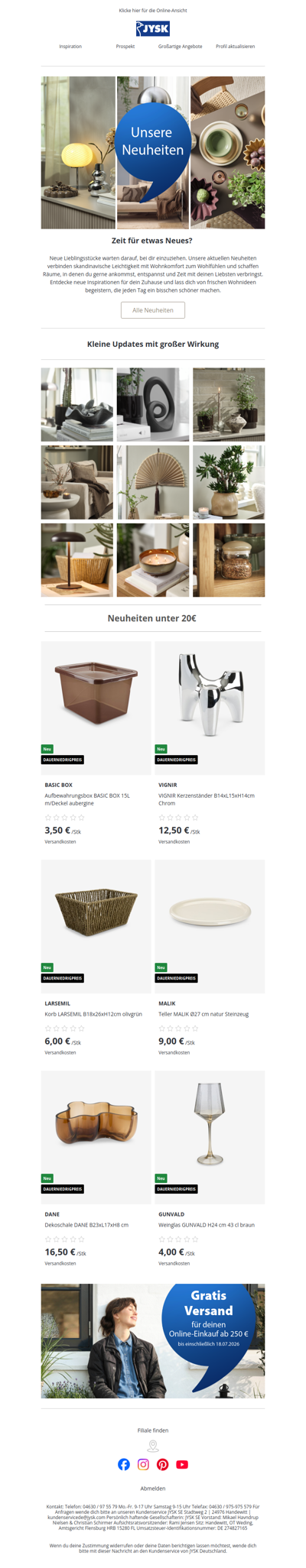 Zeit für etwas Neues?
