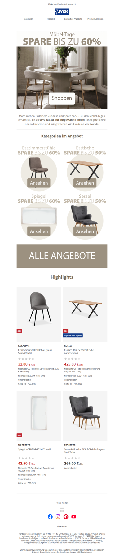 🎉 Jetzt bis zu 60% auf Möbel sparen