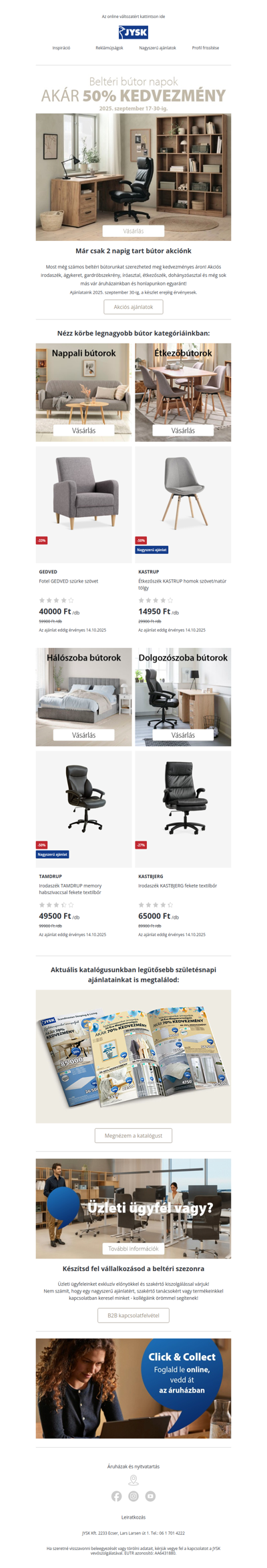 Le ne maradj az akciós bútorokról ⌛