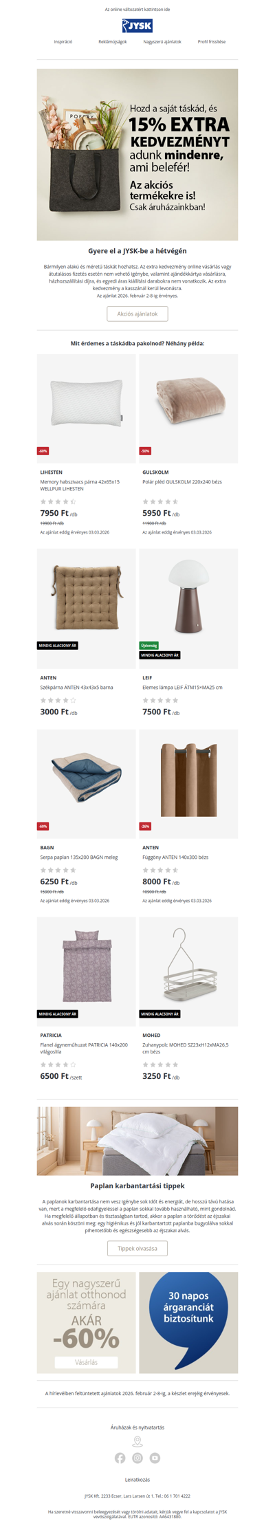 Ne maradj le az EXTRA 15% kedvezményről ⏰