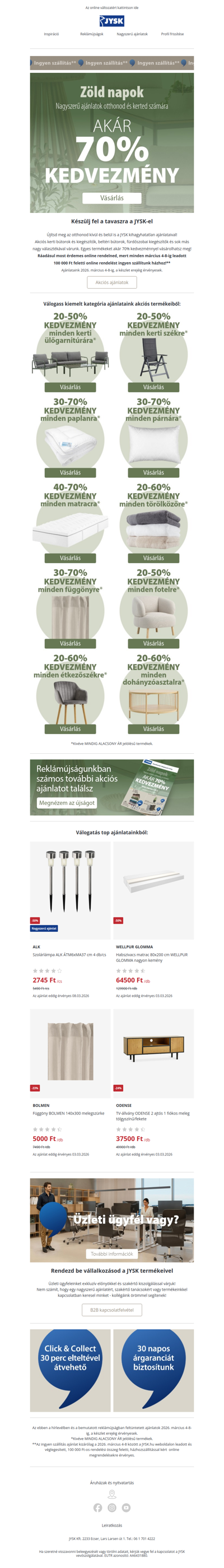 Akár -70% kerti és beltéri termékekre 📢 Elindult a Zöld napok