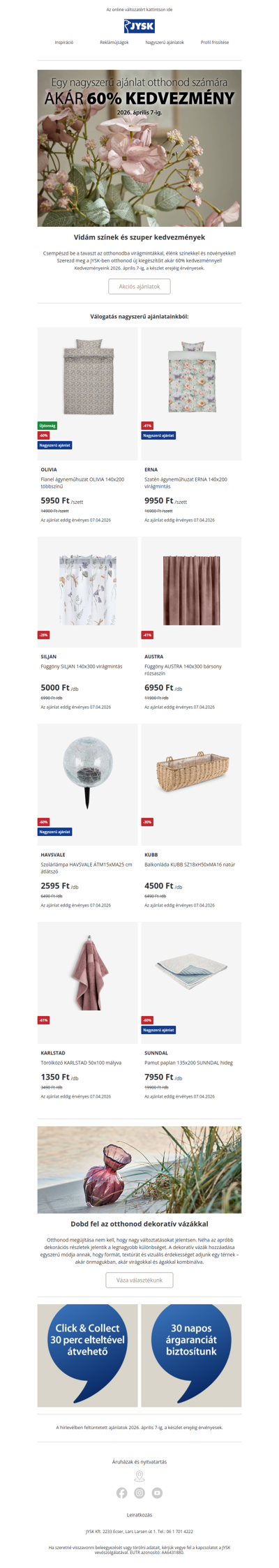 Tavaszi hangulat nagyszerű áron ✨ Akár -60%