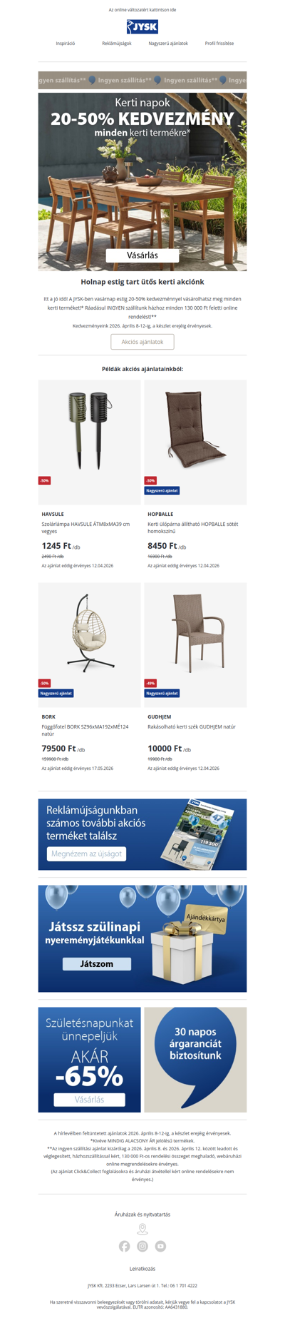 sdas, ne maradj le kerti akciónkról ⛱️ Akár -50%