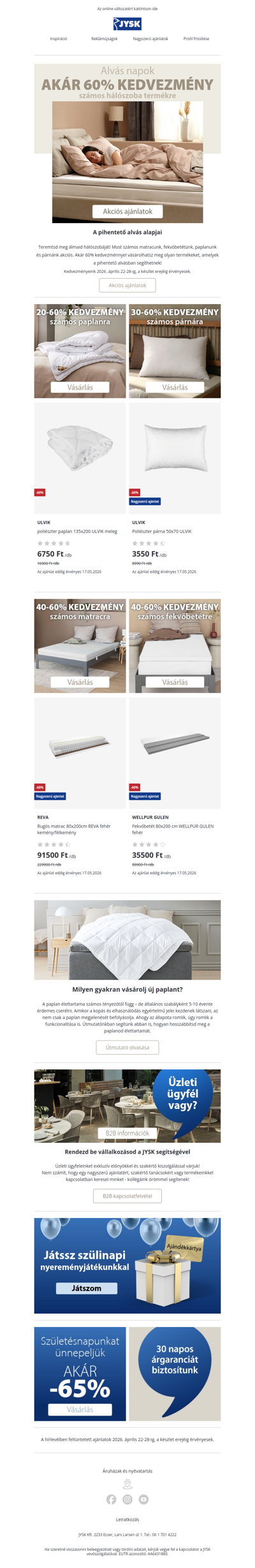 sdas, ettől jobban fogsz aludni 😴 Akár -60%