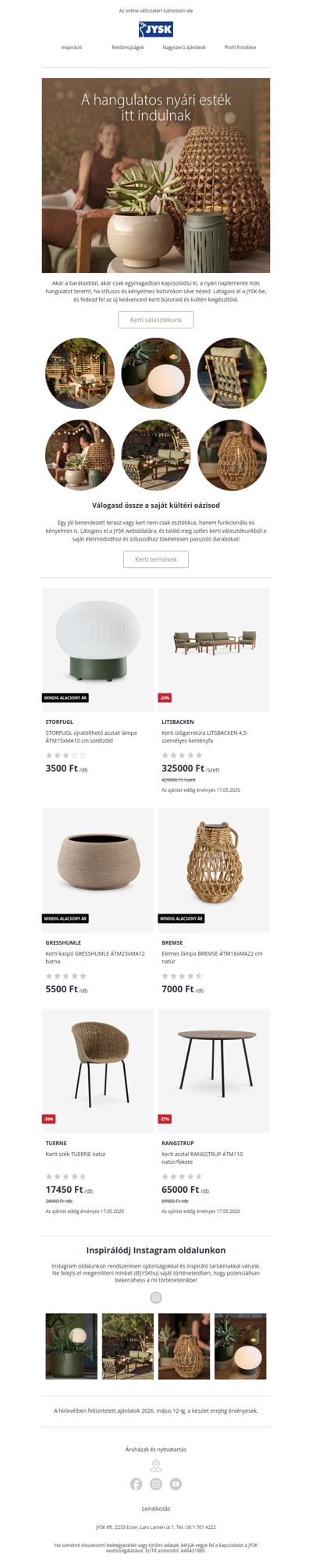 Alapozd meg a nyári esték hangulatát 🏮