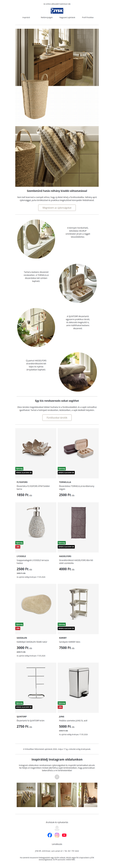 Elegáns és praktikus újdonságok a fürdőszobádba 🛀