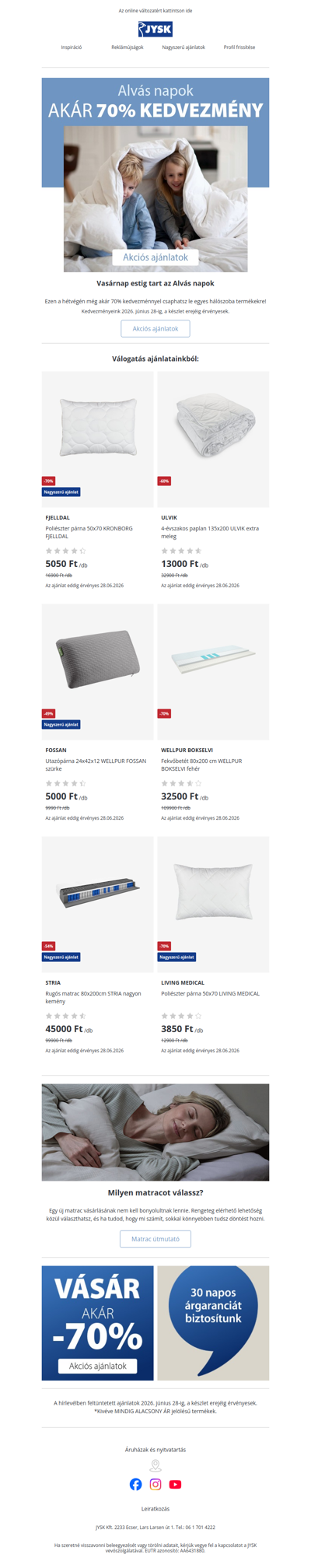 sdas, ne aludd át az akciót 😴 Akár -70%