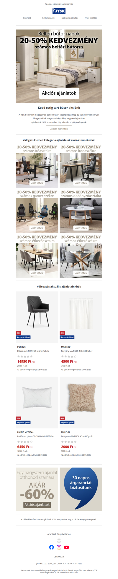 Bútor akciónk mindjárt véget ér ⌛ Akár -50%