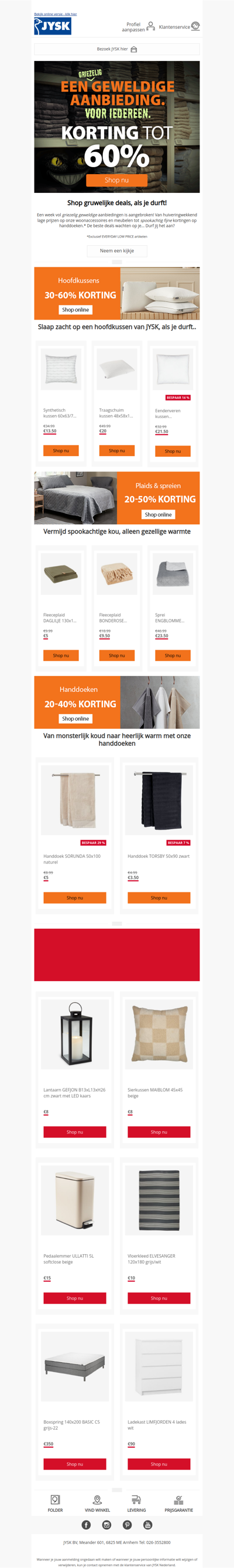 Monsterlijke deals... voor bij je thuis 🎃