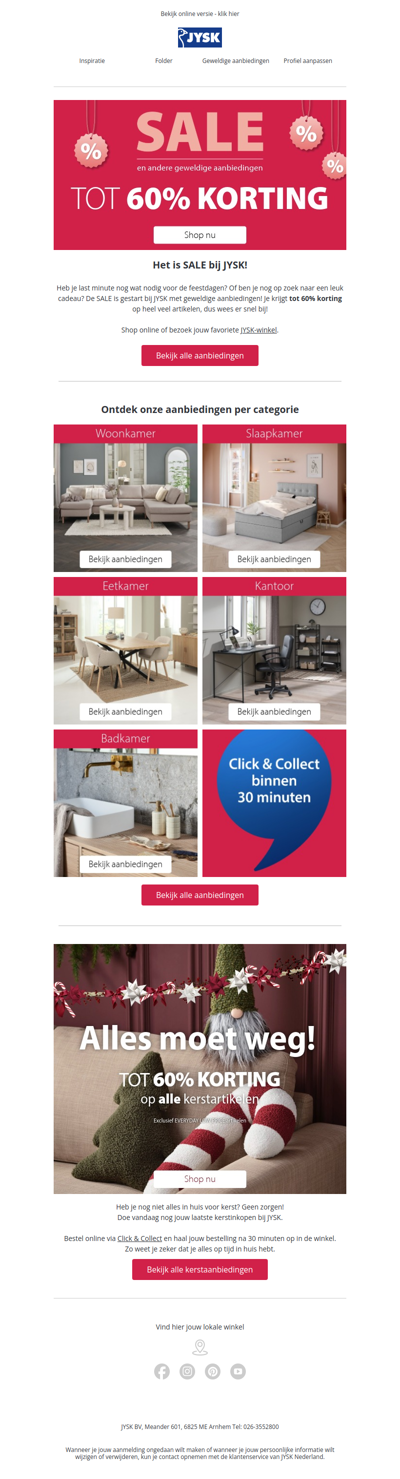 💥 SALE BIJ JYSK - Tot 60% korting 😍