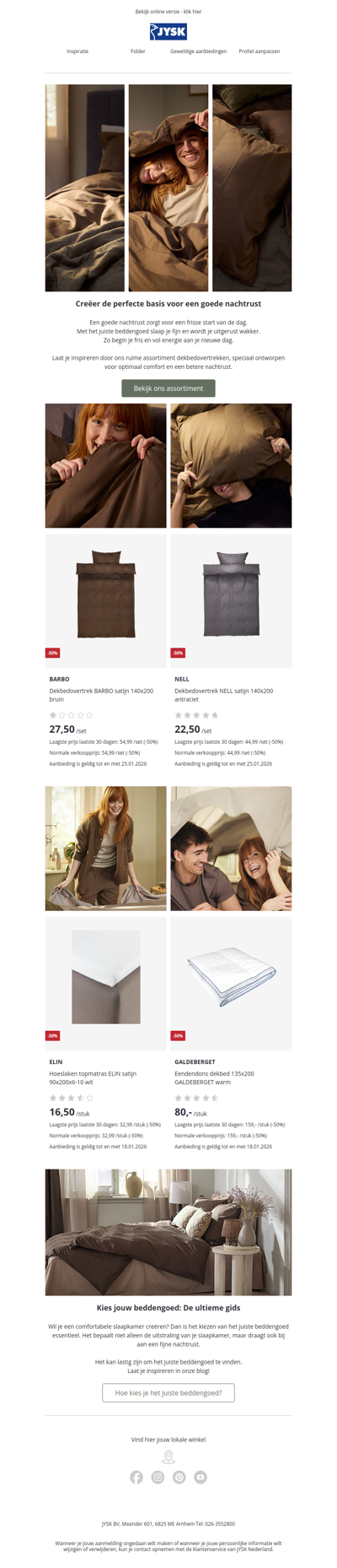 Beter slapen begint met het juiste beddengoed 🛌🏻