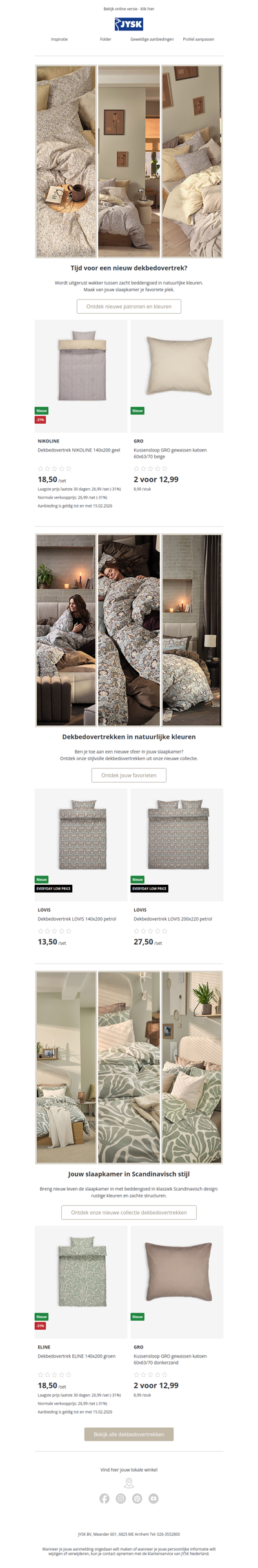 Tijd voor een nieuw dekbedovertrek? 🛌