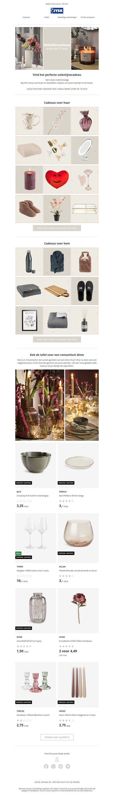 Valentijnscadeaus onder de 15 euro! 💕