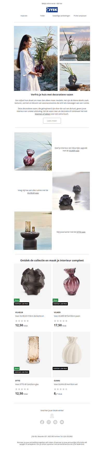 Decoreer je huis met vazen die de natuur naar binnen halen 🌱