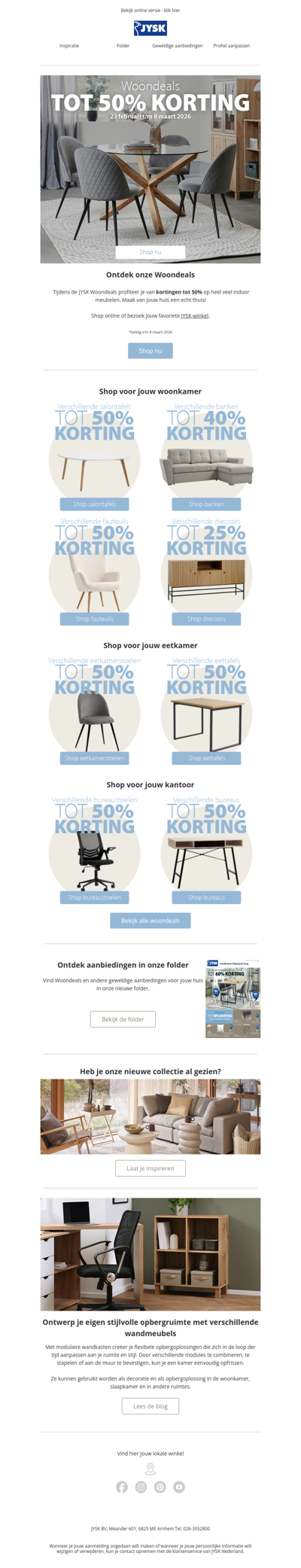 TOT 50% KORTING op heel veel meubelen 😍