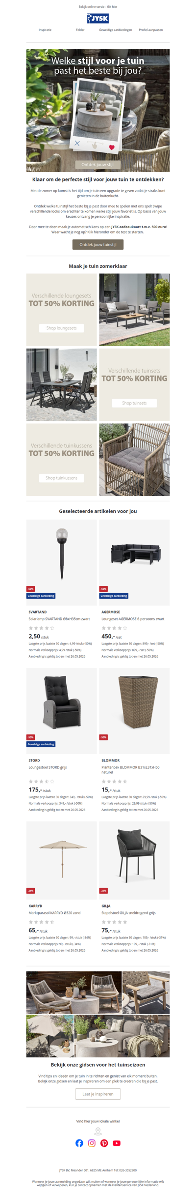 Ontdek jouw stijl en win 500 euro shoptegoed! 🌿