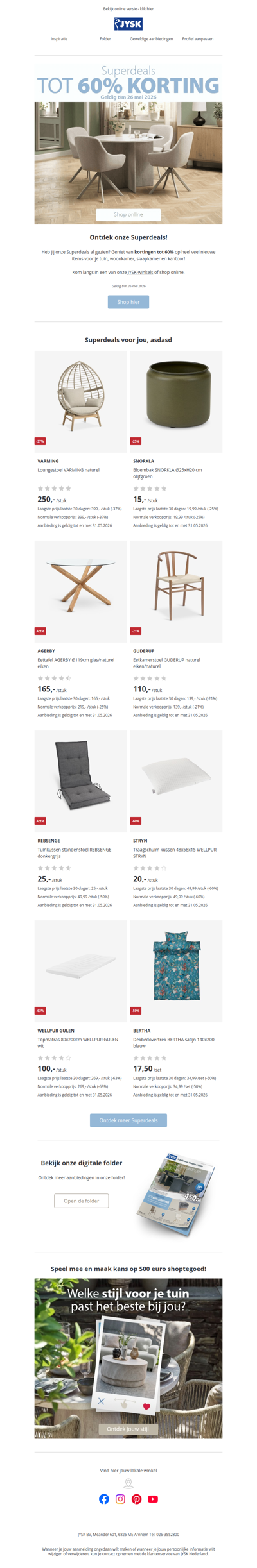 Superdeals: kortingen tot 60% 🤩