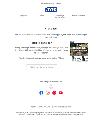 Ontdek de nieuwste aanbiedingen in onze folder! 💙