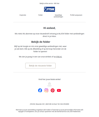 Ontdek de nieuwste aanbiedingen in onze folder! 💙