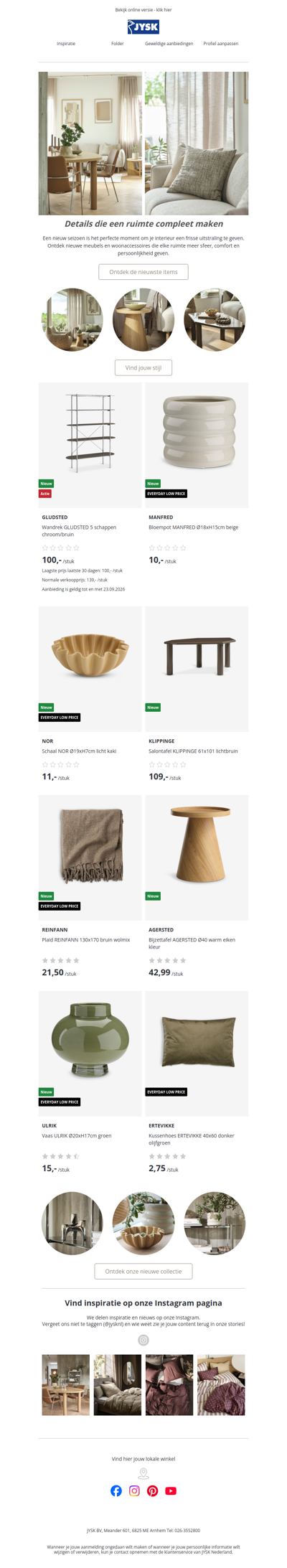 Geef je huis een frisse look voor het nieuwe seizoen