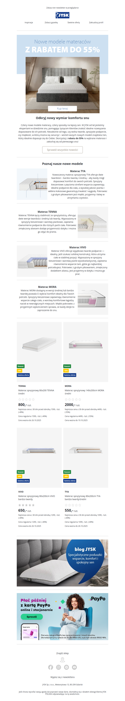 Sprężynowy czy piankowy? 👀🛌