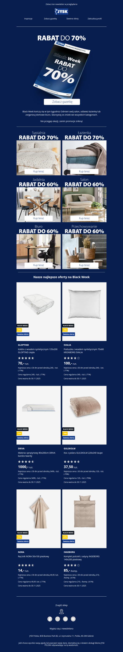 Black Week zaraz się skończy - nie przegap!🏴