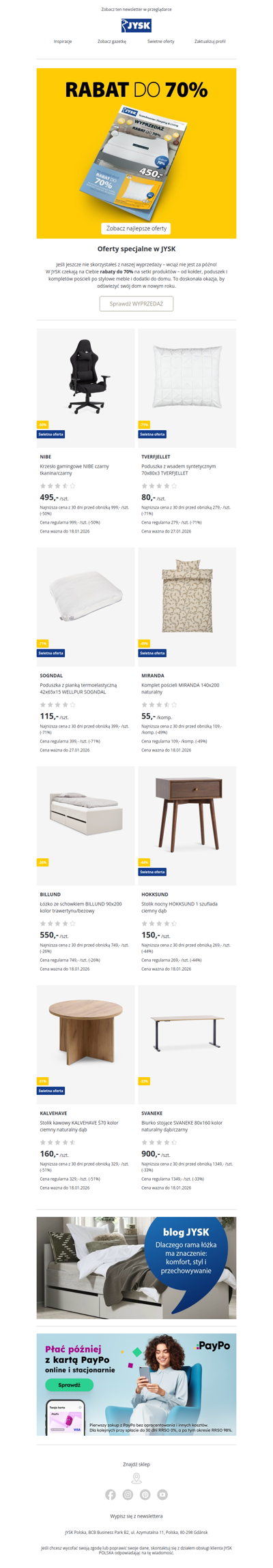 🔔 Najlepsze okazje znajdziesz w naszej gazetce