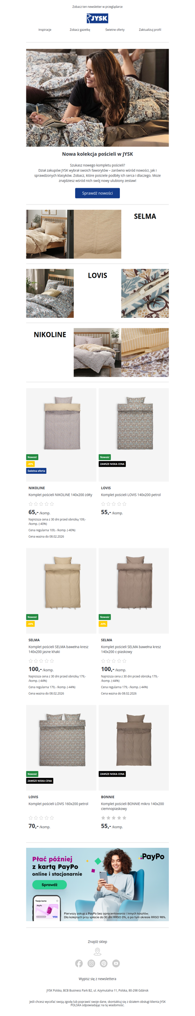 Odkryj nasze nowe komplety pościeli 💙