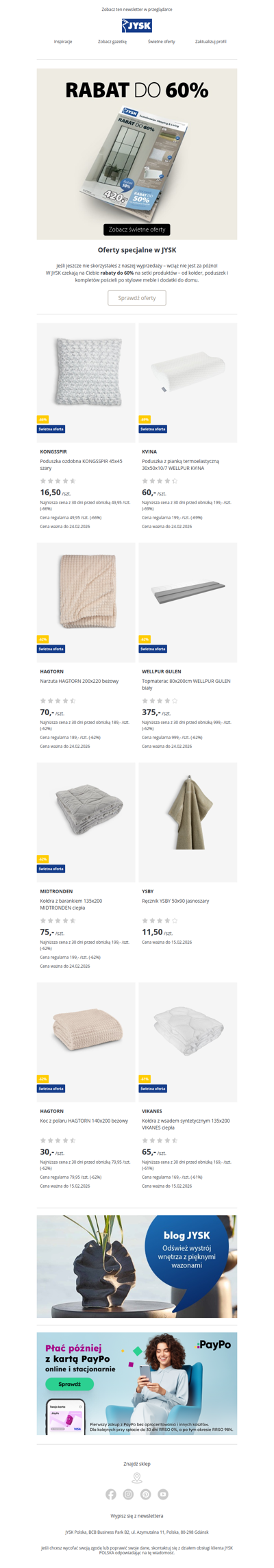 🔔 Najlepsze okazje znajdziesz w naszej gazetce