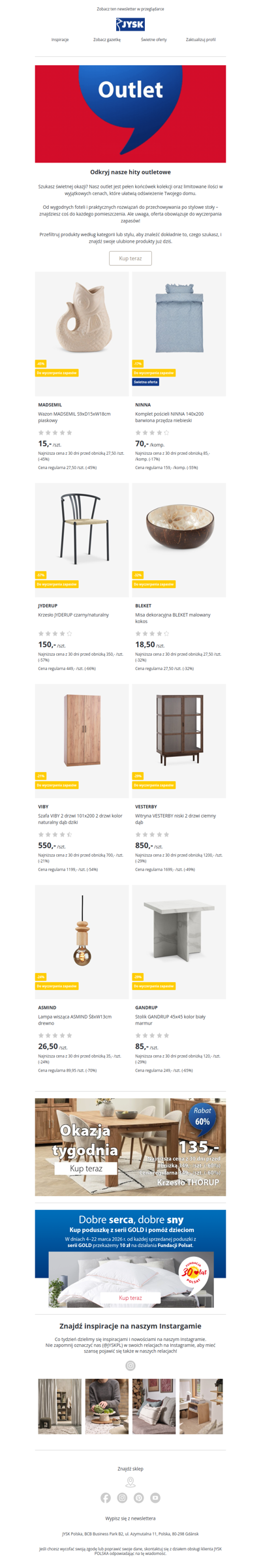 Ostatnia szansa💫 Kupuj taniej w naszym outlecie