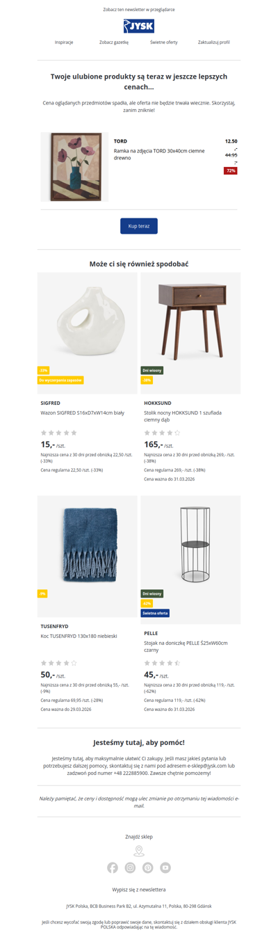 Pośpiesz się! Twoje ulubione produkty są teraz tańsze, sdsad!