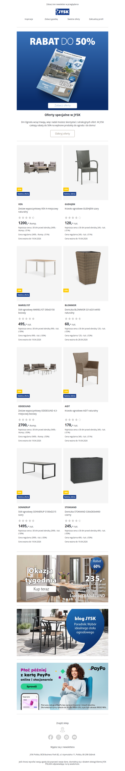 🔔 Najlepsze okazje znajdziesz w naszej gazetce